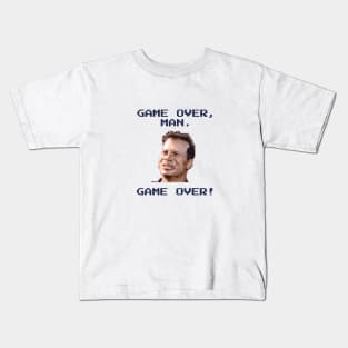 Aliens Movie Private Hudson: "Game Over, Man. Game Over!" Kids T-Shirt